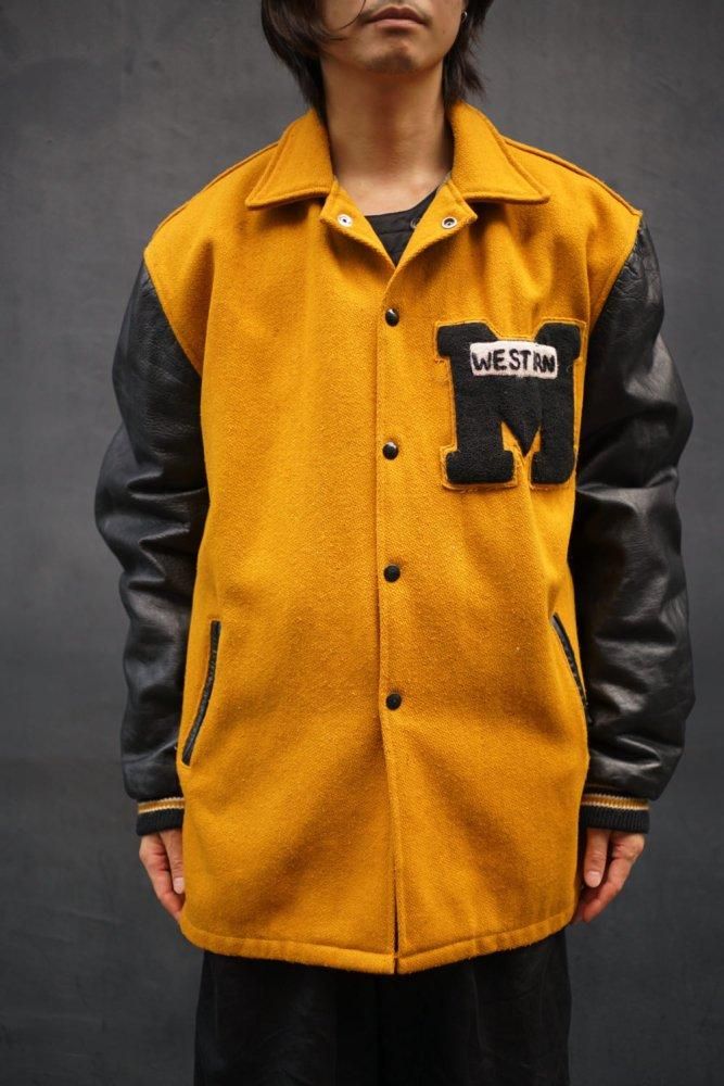 スペシャルヴィンテージ60s WOOL SportJacketアワードジャケット 1960s “ Mahowald Athletic Sapply “ leather x wool award