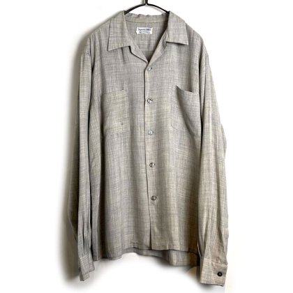  ΡThomas Shirtۥơ 롼ץ顼 졼󥷥ġ1960's-Vintage Loop Collar Rayon Shirt