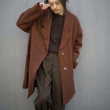  ΡDrop Shoulder Wool Coat Style