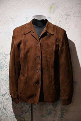  Ρus 1950s nubuck leather jacket