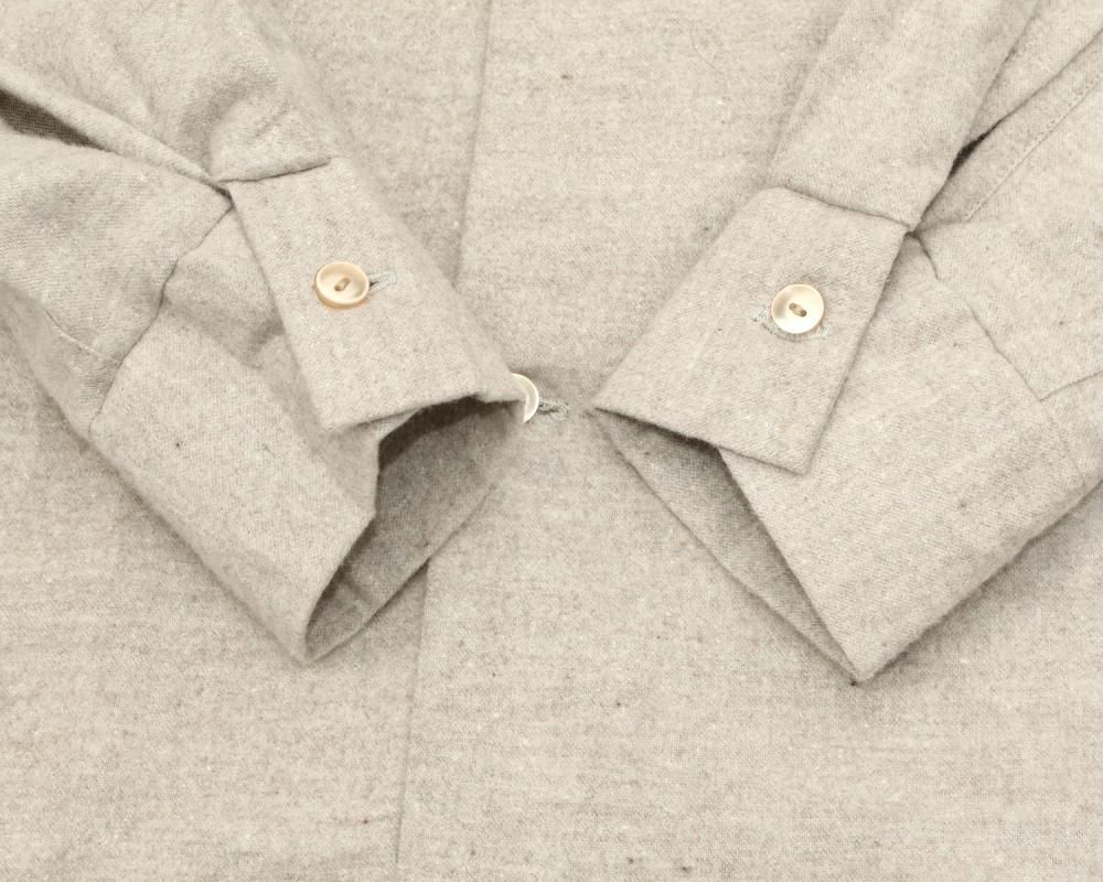 ヴィンテージ L/S オープンカラー フランネル シャツ【ALDENS