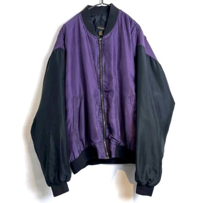 ΡKASANOVAۥơ 륯㥱å ֥륾1990's-Vintage All Silk Bomber Jacket