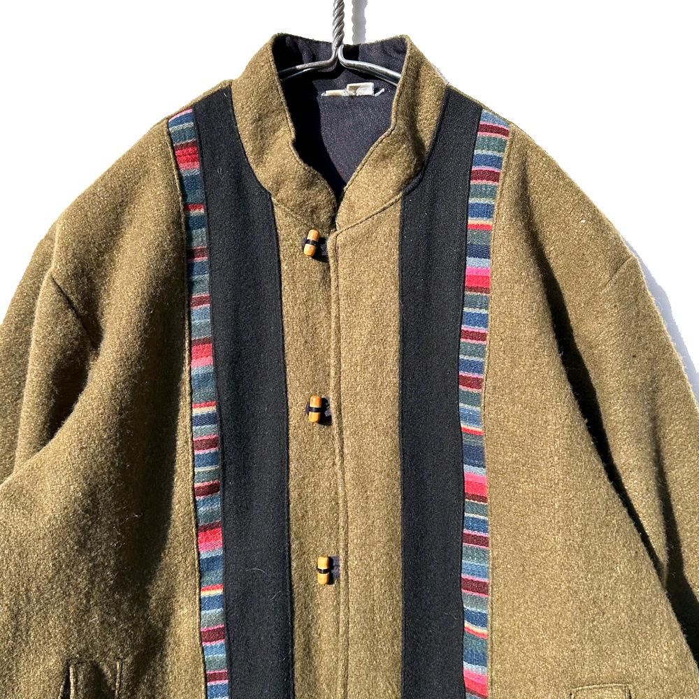40s woolcardigan チロリアンジャケット ヴィンテージ - メルカリ