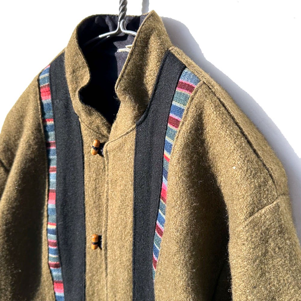 ヴィンテージ スタンドカラー ウール チロリアンジャケット【1980's-】Vintage Tyrolean Jacket