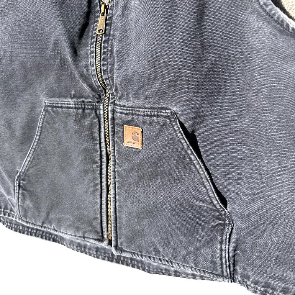 Carhartt】ヴィンテージ ボアライニング ブラックダック ベスト
