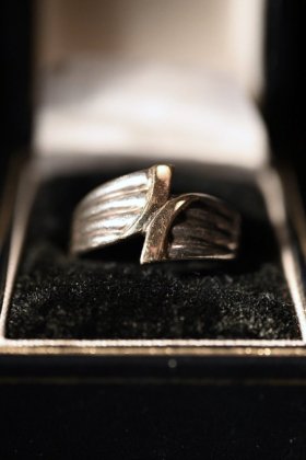 古着 通販　Vintage silver × 10K gold ring ヴィンテージ シルバー 10K ゴールド リング 