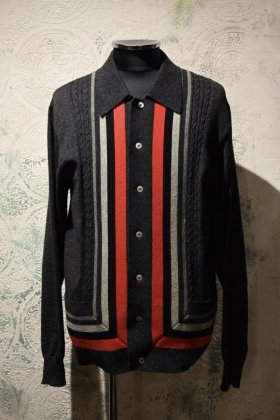 古着 通販　us 1960s Alexanders knit shirt cardigan