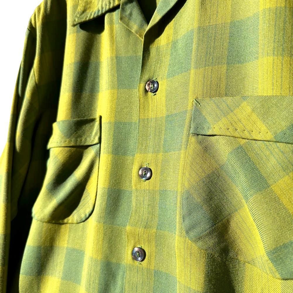 Stanwood】ヴィンテージ レーヨン オープンカラーシャツ【1960's