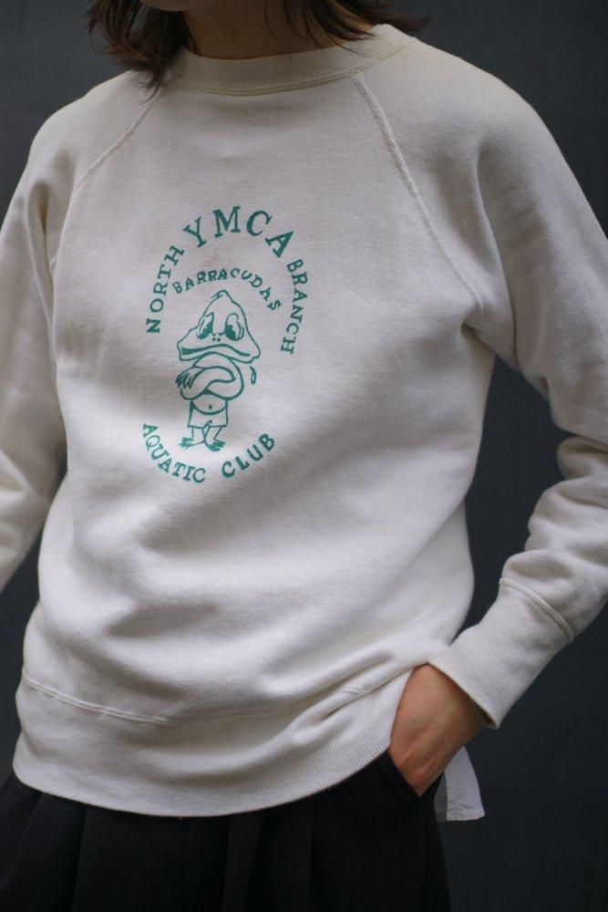 NORTH BRANCH - YMCA】ヴィンテージ スウェットシャツ 染み込み