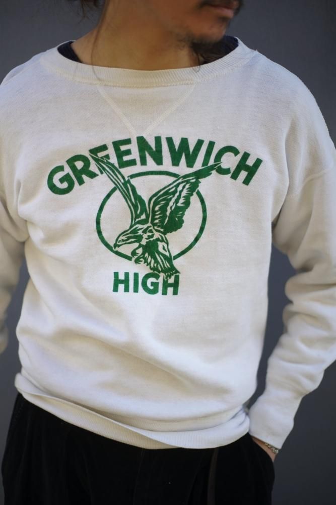 Greenwich High School】ヴィンテージ カレッジ スウェット