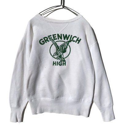 古着 通販　【Greenwich High School】ヴィンテージ カレッジ スウェットシャツ【1960's-】Vintage Sweat Shirt
