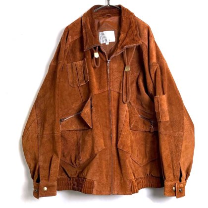  ΡMONETTE LEATHERۥơ ɥ㥱åȡ1980's-Vintage Suede Jacket