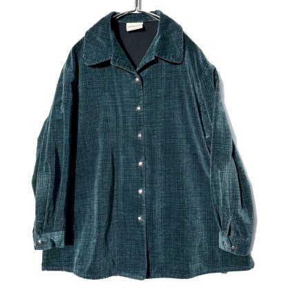  ΡColdwater Creekۥơ ٥ġ1990's-Vintage Velour Shirt