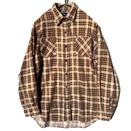 古着 通販　【JCPenney】ヴィンテージ コットンネルシャツ【1980's-】Vintage Cotton Nel Shirt