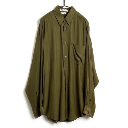  ΡKIKITۥơ 륯ġ1990's-Vintage Long Sleeve Silk Shirt