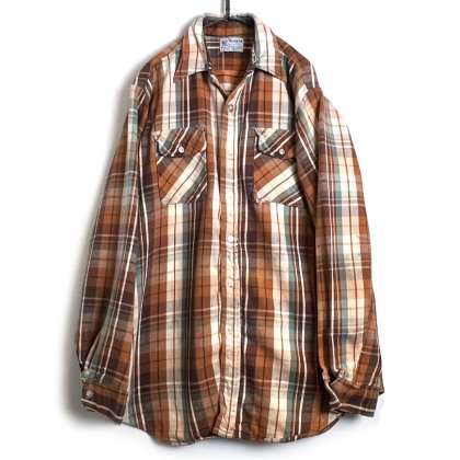 古着 通販　【ALASKAN】ヴィンテージ コットンネルシャツ【1970's-】Vintage Cotton Flannel Shirt
