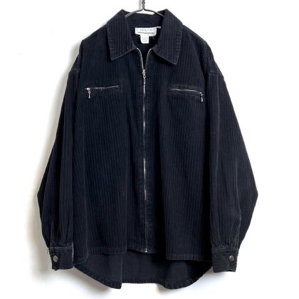  ΡCREDENTIALSۥơ åץå ǥġ1990's-Vintage Zip up Corduroy Shirt