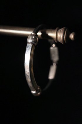  ΡMexico vintage silver  leather bracelet ᥭ ơ С 쥶 ֥쥹å 