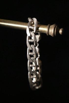  ΡItaly vintage heavy silver chain bracelet ơ إӡ С  ֥쥹å 