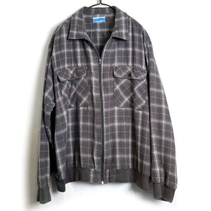  ΡStag Hill By Habandۥơ åȥեͥ ɥꥺ顼㥱åȡ1990's-Vintage Flannel Drizzler Jacket