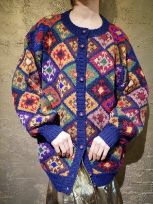  ΡHand Knitted in PERUAlpaca100% Knit Cardigan