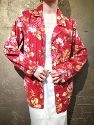  ΡRALPH LAUREN Flower & Emblem Embroidery Cotton Pajama Shirt