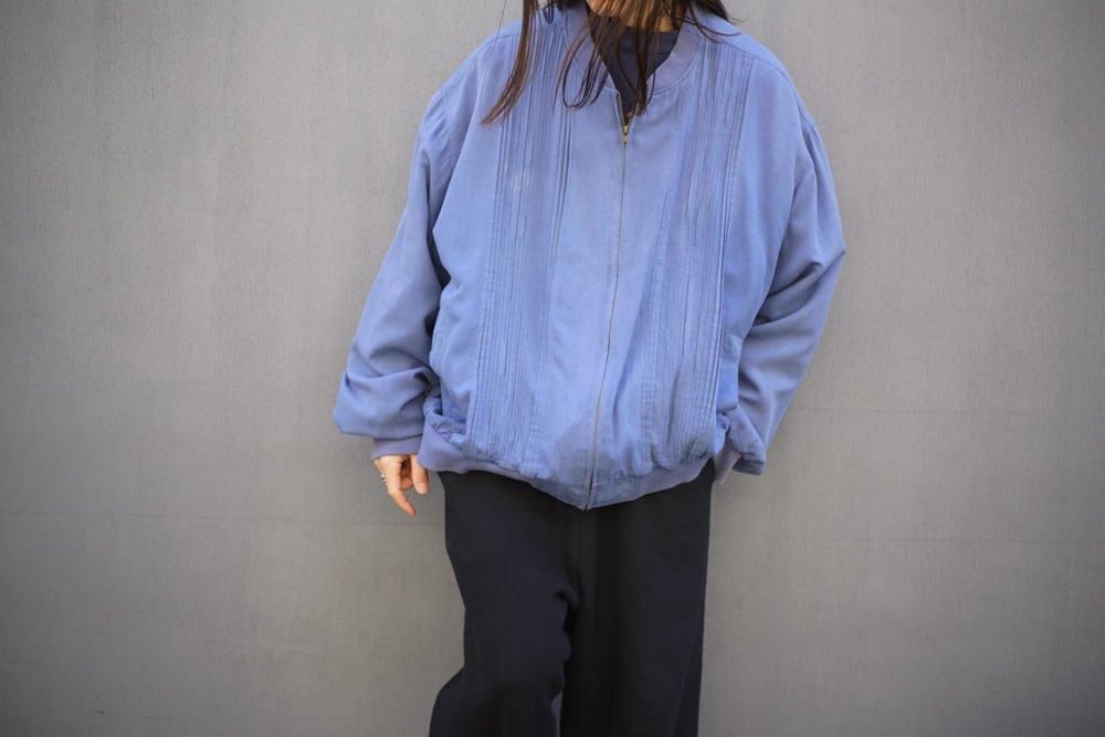 scandia woods】ヴィンテージ ジップアップ シルクジャケット