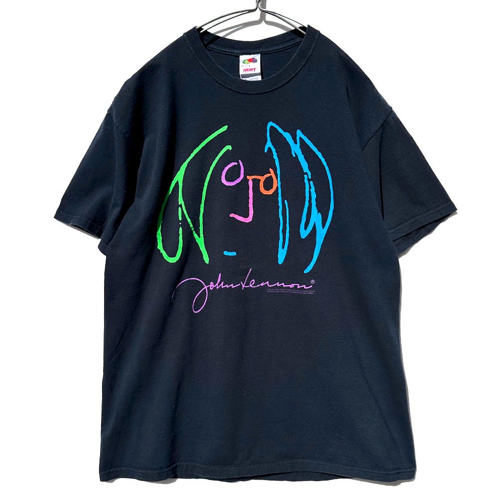 【John Lennon】ヴィンテージ ジョンレノン ネオンカラー プリント Tシャツ【2005's】Vintage John Lennon T  Shirt