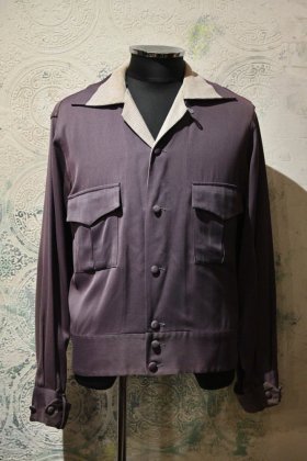  Ρus 1950s rockabilly rayon gabardine jacket