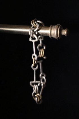 ΡMexico vintage silver  brass chain bracelet ᥭ ơ С  ֥쥹å 