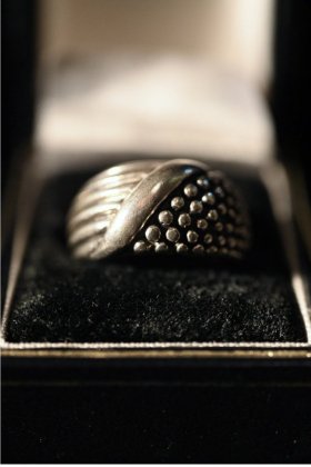  ΡVintage asymmetry design silver ring ơ ȥ꡼ С  