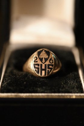  Ρus 1920s 10K gold college ring