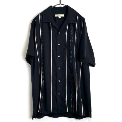  ΡJoseph & Feissۥơ S/S 롼ץ顼 륯ġ1990's-Vintage S/S Loop Collar Silk Shirt