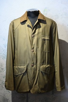  Ρus 1950s~ cotton satin hunting jacket