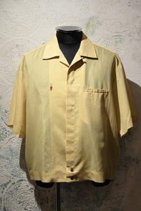 Ρus 1960s~ open collar s/s shirt