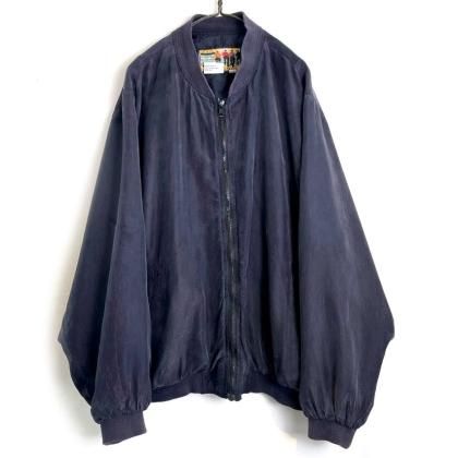  ΡATLANTIC BEACHۥơ 륯㥱åȡ1990's-Vintage All Silk Bomber Jacket