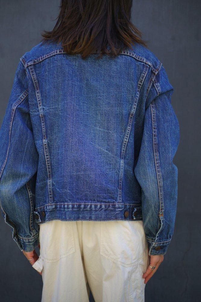60s USA製 LEVI'Sリーバイス 70505 BIGE デニムジャケット 36