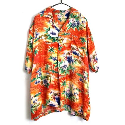  ΡLUAUۥơ 졼 ϥ ϥ磻󥷥ġ1960's-Vintage S/S Rayon Hawaiian Shirt