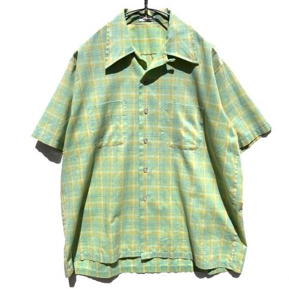  Ρơ S/S ץ󥫥顼ġ1970's-Vintage Open Collar Shirt