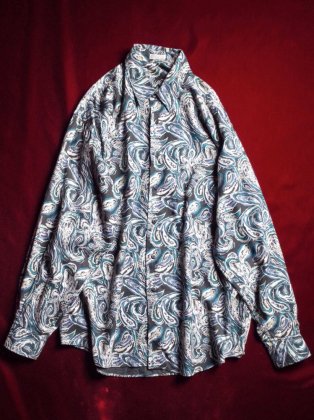  ΡPaisley Pattern Rayon / Cotton Shirt
