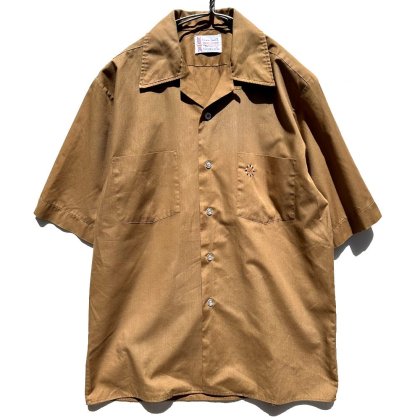  ΡTOWNCRAFT - Penneysۥơ ץ󥫥顼ġ1970's-Vintage Open Collar Shirt