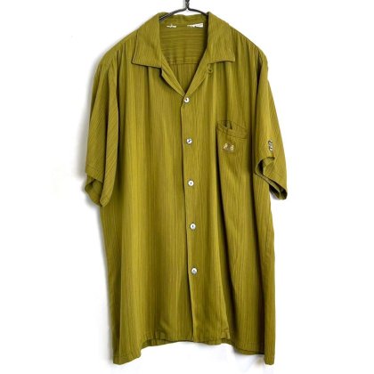  Ρơ S/S 롼ץ顼 졼󥷥ġ1960's-Vintage S/S Loop Collar Rayon Shirt
