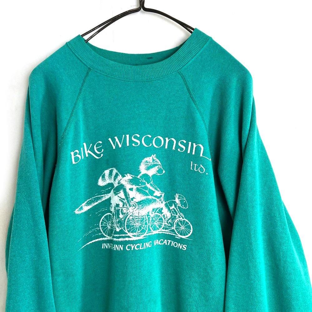 Bike Wisconsin】ヴィンテージ スウェットシャツ【1980's