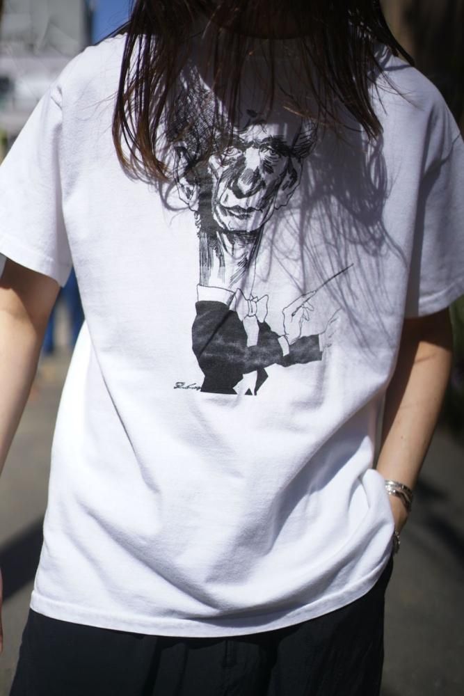 【Wilhelm Furtwangler - Made In USA】ヴィンテージ パロディプリント Tシャツ【1990's-】Vintage  Caricature Print T-Shirt