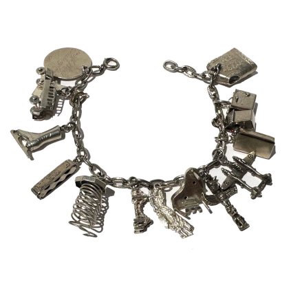  Ρơ 㡼 ֥쥹åȡ1970's-Vintage Charm Bracelet