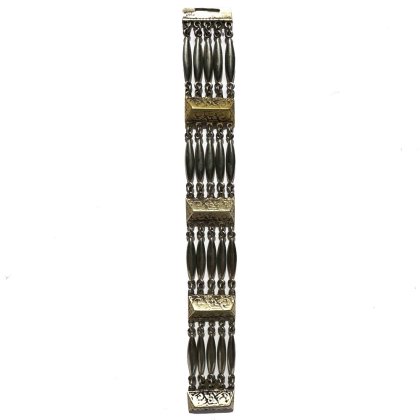  Ρơ ꥢС ֥쥹åȡITALY - STERLINGVintage Silver Bracelet