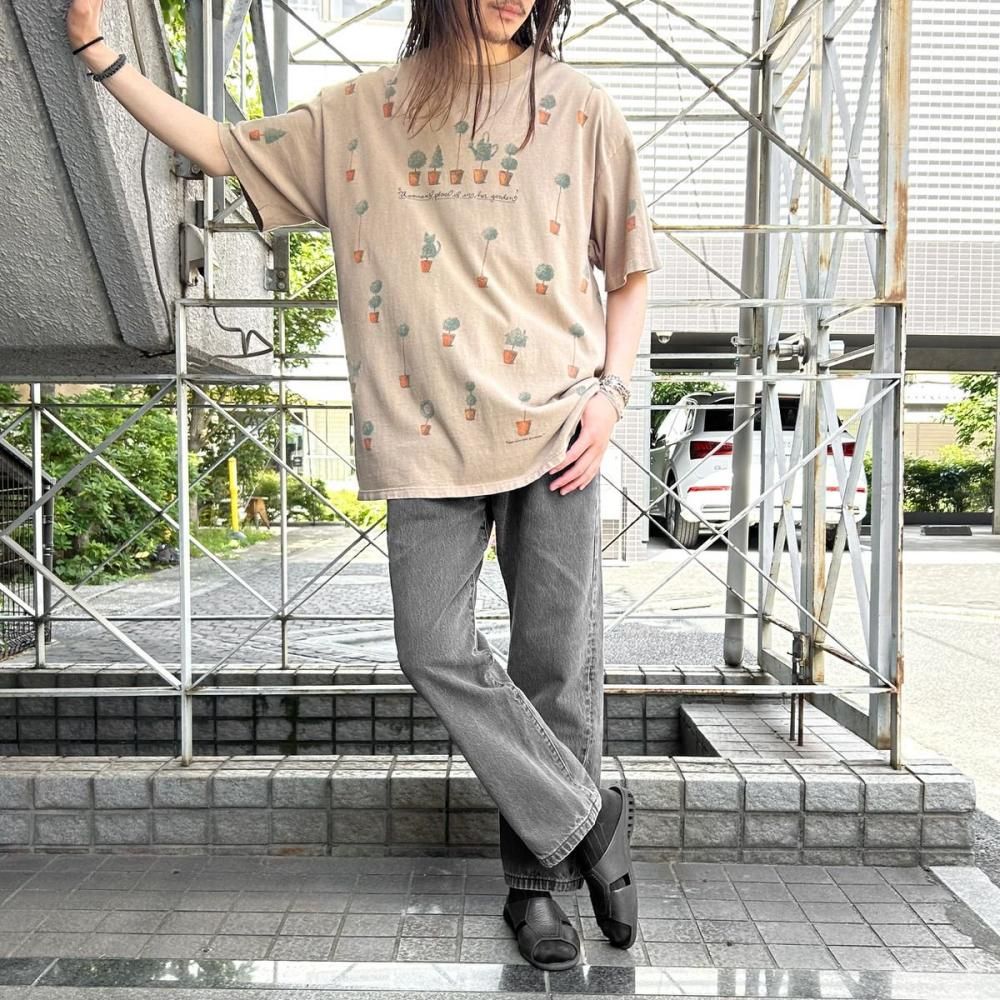 ヴィンテージ オール プリント T シャツ【rel e vant products