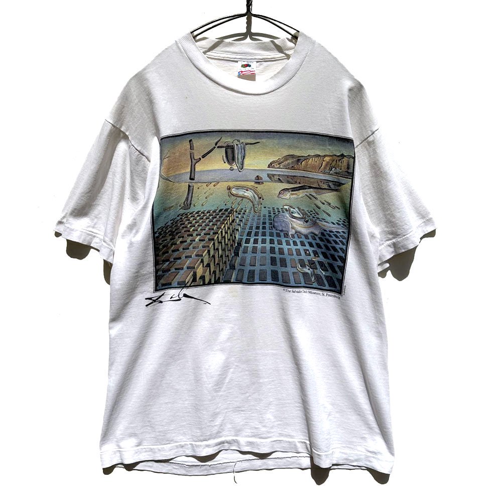 【Dali - Made In USA】サルバドール・ダリ アートプリント Tシャツ【1990's-】Vintage Art Print T-Shirt