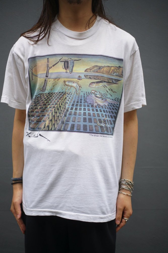 【Dali - Made In USA】サルバドール・ダリ アートプリント Tシャツ【1990's-】Vintage Art Print T-Shirt