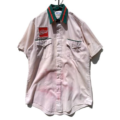  ΡRiverside - Made In USAۥơ ϥ S/S ġ1970's-Vintage Work Shirt